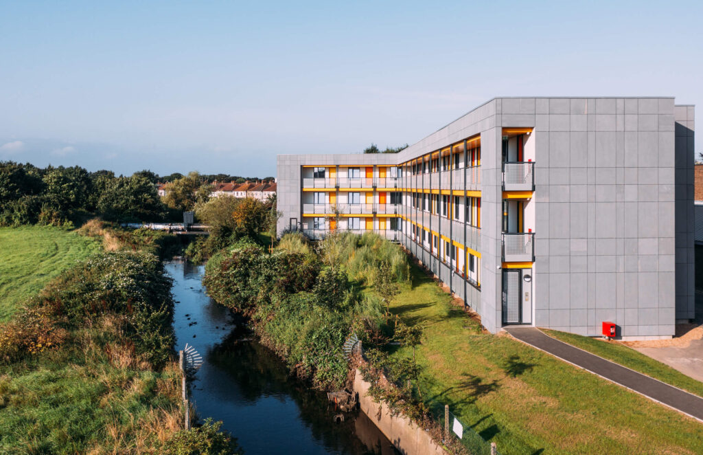 Photo of the YMCA building in Romford.