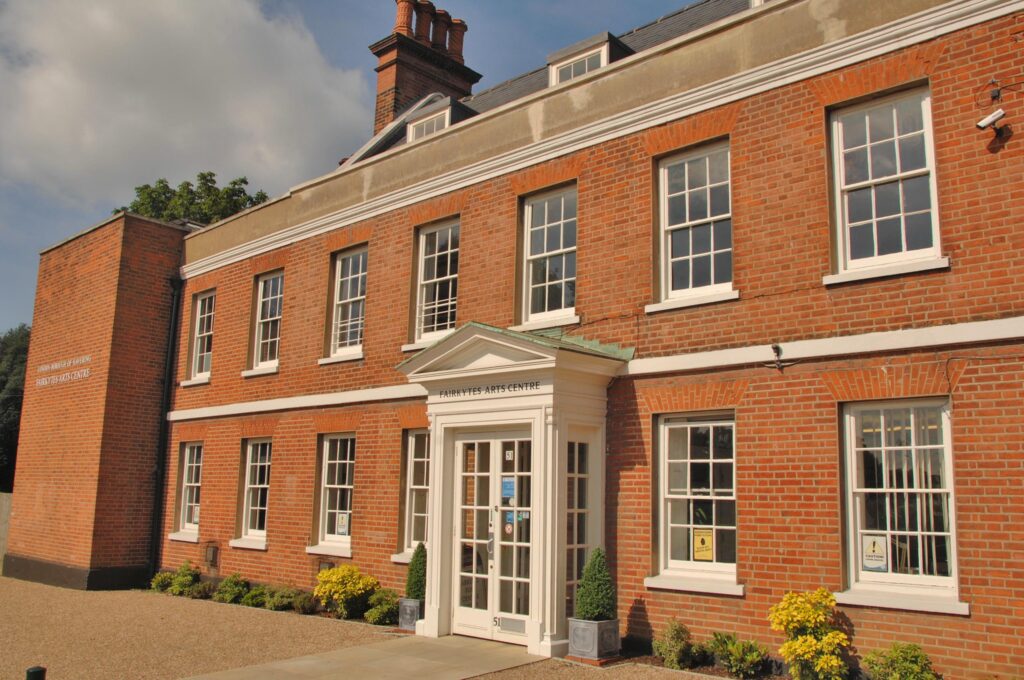 The front of Fairkytes Art Centre