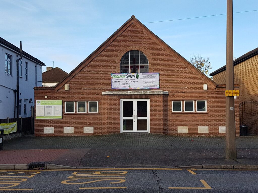 Outside view of the building where Ardleigh Green Family Hub is located.