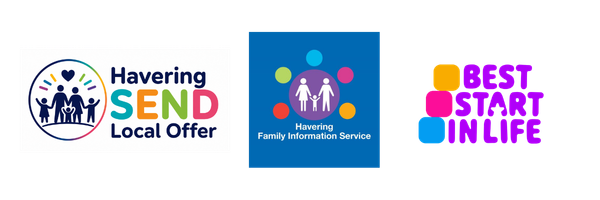 Havering SEND local offer, Havering Family Hub and Best Start in Life logo