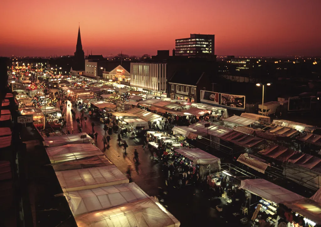 The Exchange light installation
