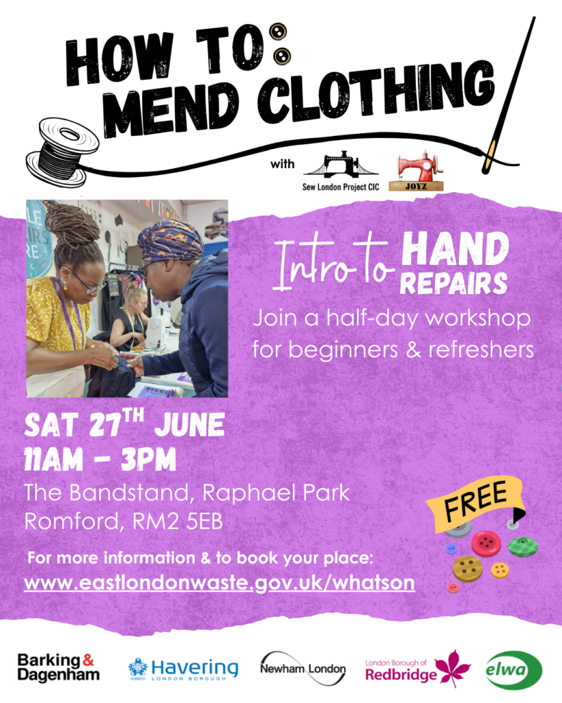 How to Mend Clothing workshop