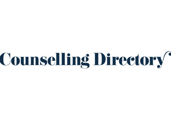 Counselling Directory logo written in a bold, serif font with a dark blue colour.